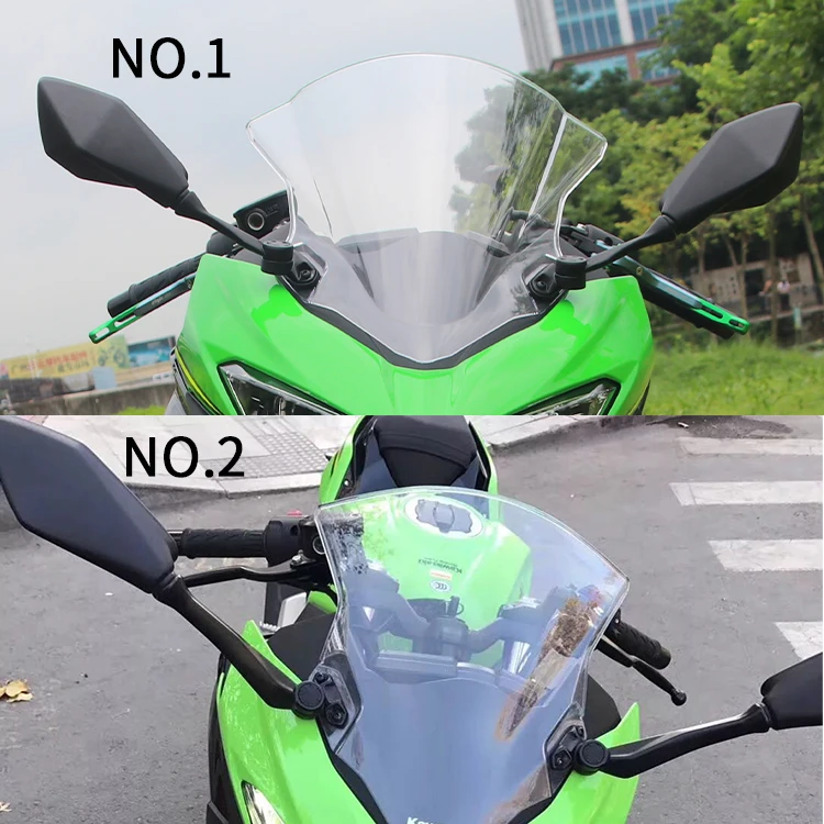Aerodynamics Winglet Wing Stealth Mirrors For Kawasaki NINJA 300 2013
