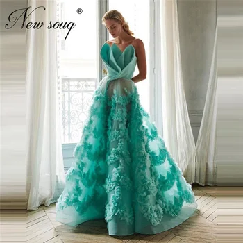 

Abendkleider Mint Tiered Evening Dresses Long Arabic Prom Dress Aibye Robe De Soiree Kaftans Dubai Strapless Party Gown Weddings