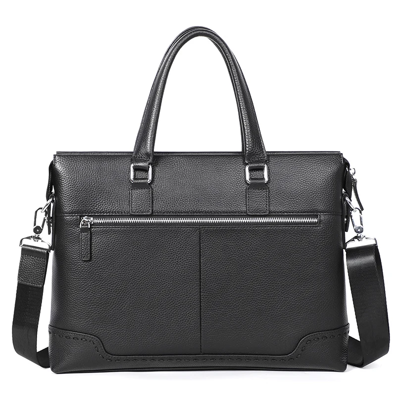 New Genuine Leather Briefcase for Men Travel Bags Causual Crossbody Bag Men Bag Laptop Briefcase Bag Male Handbag Fashion