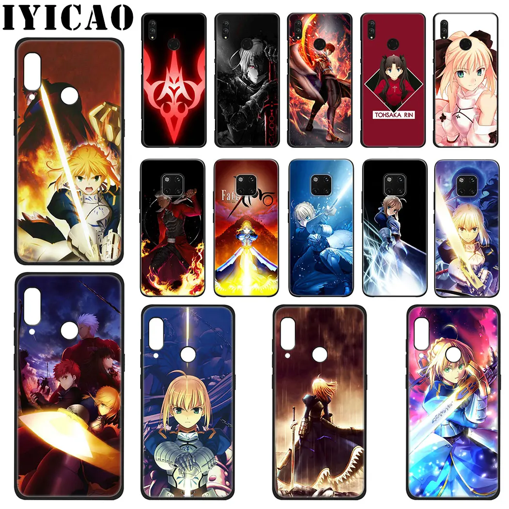 IYICAO Anime Fate stay night Soft Silicone Case for Huawei Mate 20 10 Lite Pro Nova 5i 4 3i 3 2i 2 |