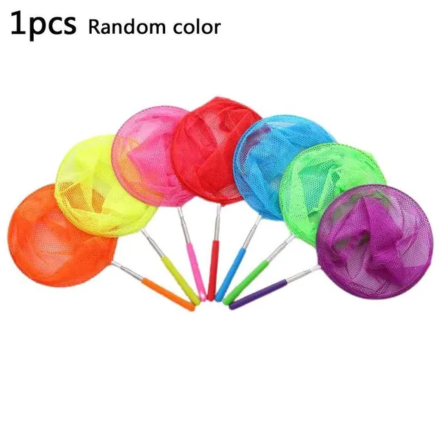 1pc Fishing Net Summer Outdoor Catch Toy Retractable Steel Net Children's Fishing Net Insect Net Butterfly Net 6