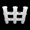 3 Tubes Link White  Plastic Fishing Rod Racks Holder Socket for Boat Marine Fishing Box Kayak Boat Yacht ► Photo 1/6