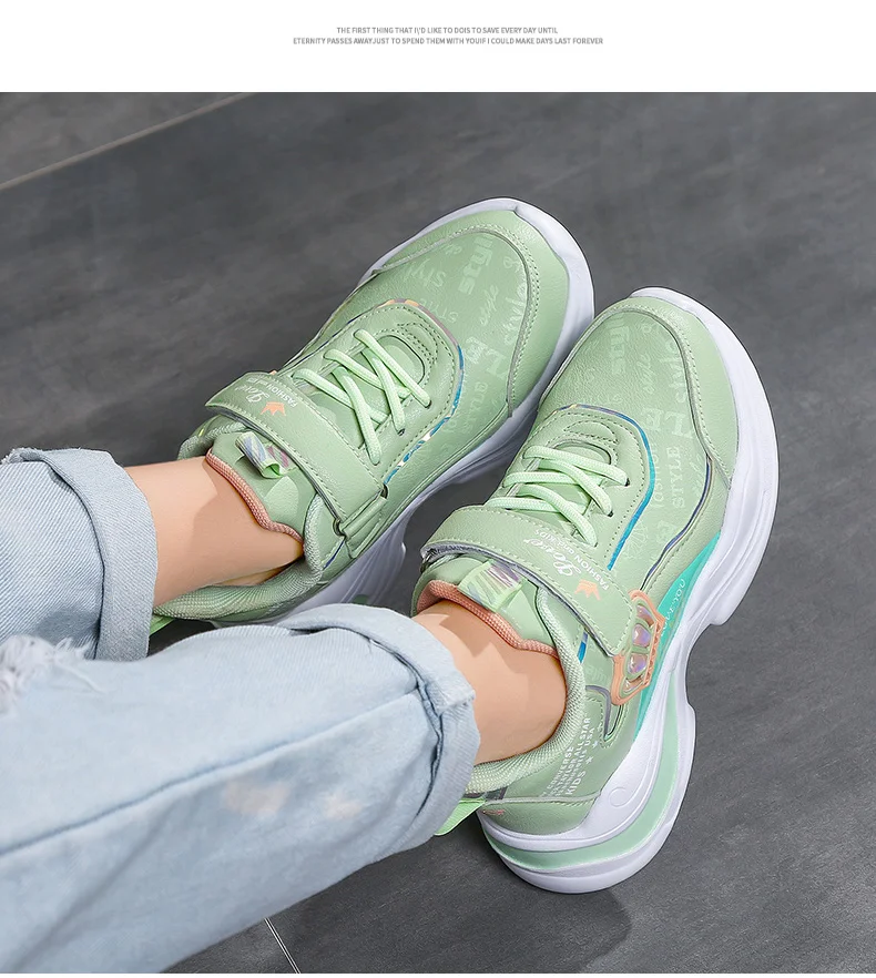 children's shoes for sale WKPK Children Sneakers Fashion Cute Princess Shoes Comfortable Lightweight Girls Outdoor Casual Booties Activity Supplies leather girl in boots