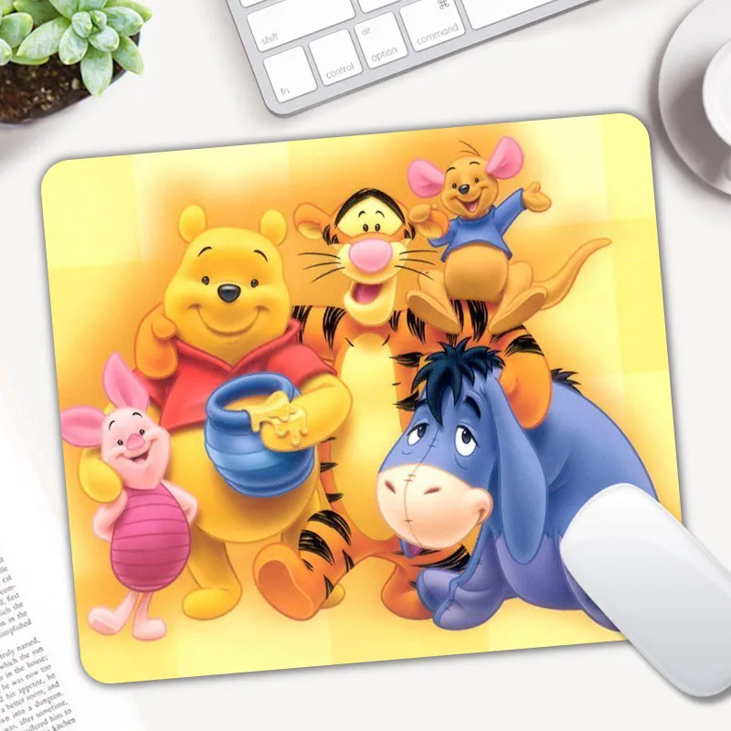 

Winnie Pooh Bear Computer Game Carpet Mouse Pad Mat Eeyore Anti Slip Mousepad Gaming Pad for PC Laptop Desktop Computer