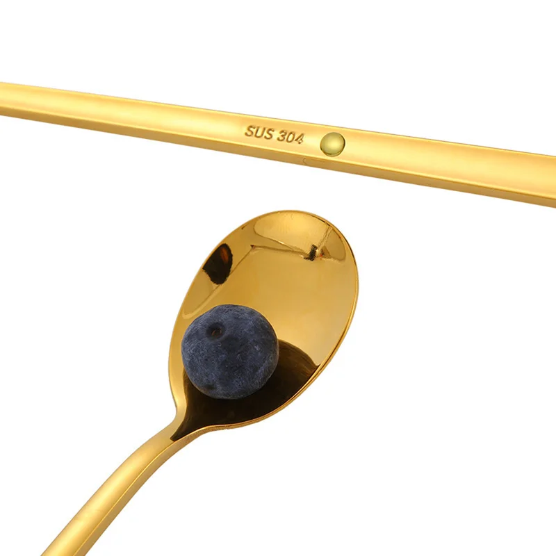 1 шт. мини аксессуары кофейная ложка кухонная десертная столовая круглая длинная