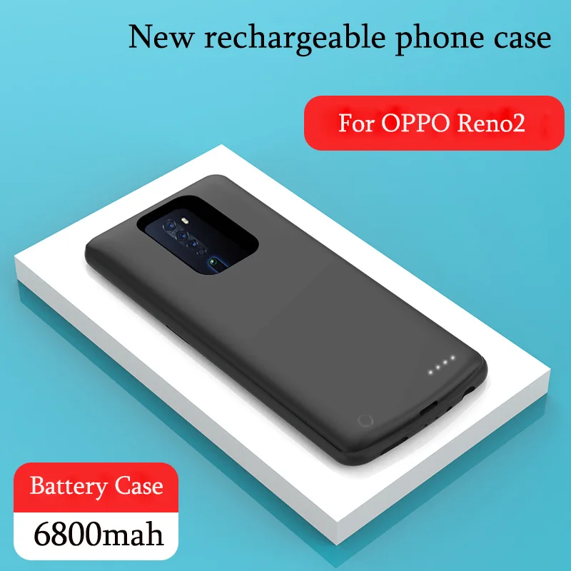 Чехол для внешнего аккумулятора OPPO Reno 2 2019 мАч 6800 | Мобильные телефоны и