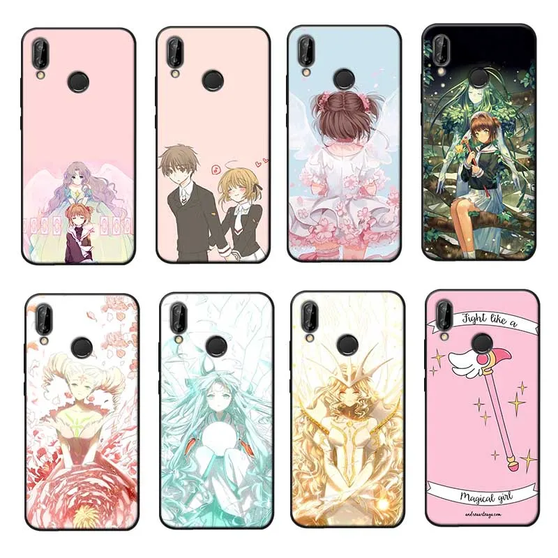 

For xiaomi redmi note 7 k20 pro 7 note 5 6 4x 7a Clear Soft Silicone Phone Case Cute Card Captor Sakura