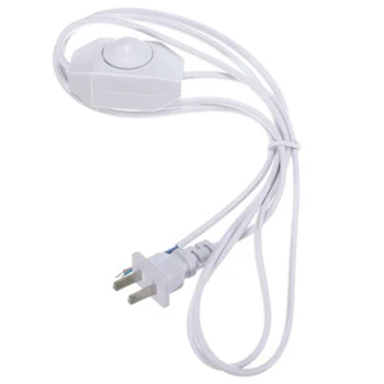

Home Office US Plug Desk Lamp Durable AWG Switch With Knob Accessories Bulb Extension Dimming Cable