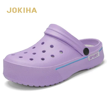 

women's sandals platform wedges Summer Sandals Women Flatform Clogs Slippers Girls Platform Clog Garden Slides