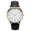 2022 Top Brand Hot Men Watches Fashion Men's Leather Band Unisex Simple Busines Analog Alloy Vintage Quartz Watch Male Clock ► Photo 2/6