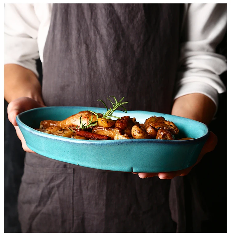 Прямая высококлассная Анталья серия керамическая посуда для дома ретро ресторан фиолетовый; песок для хранения декоративной посуды