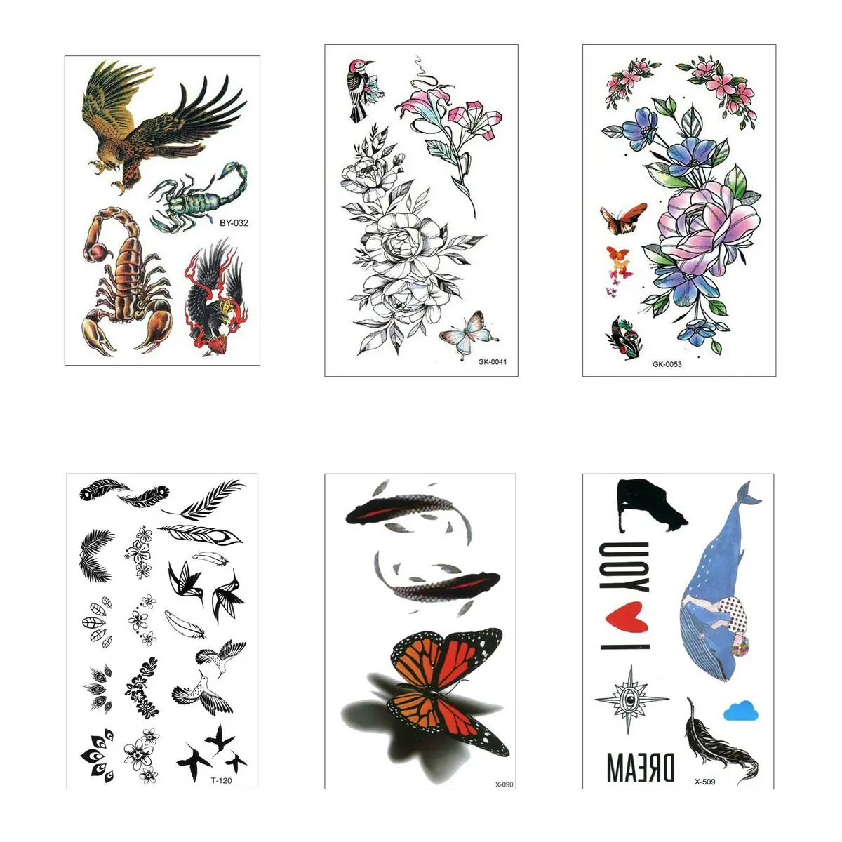 

Tattoo Sticker Water Temporaria Hand Temporary Transfer Waterproof Chest Fake Body Tatoo Tatu Tatto Sleeves Stickers