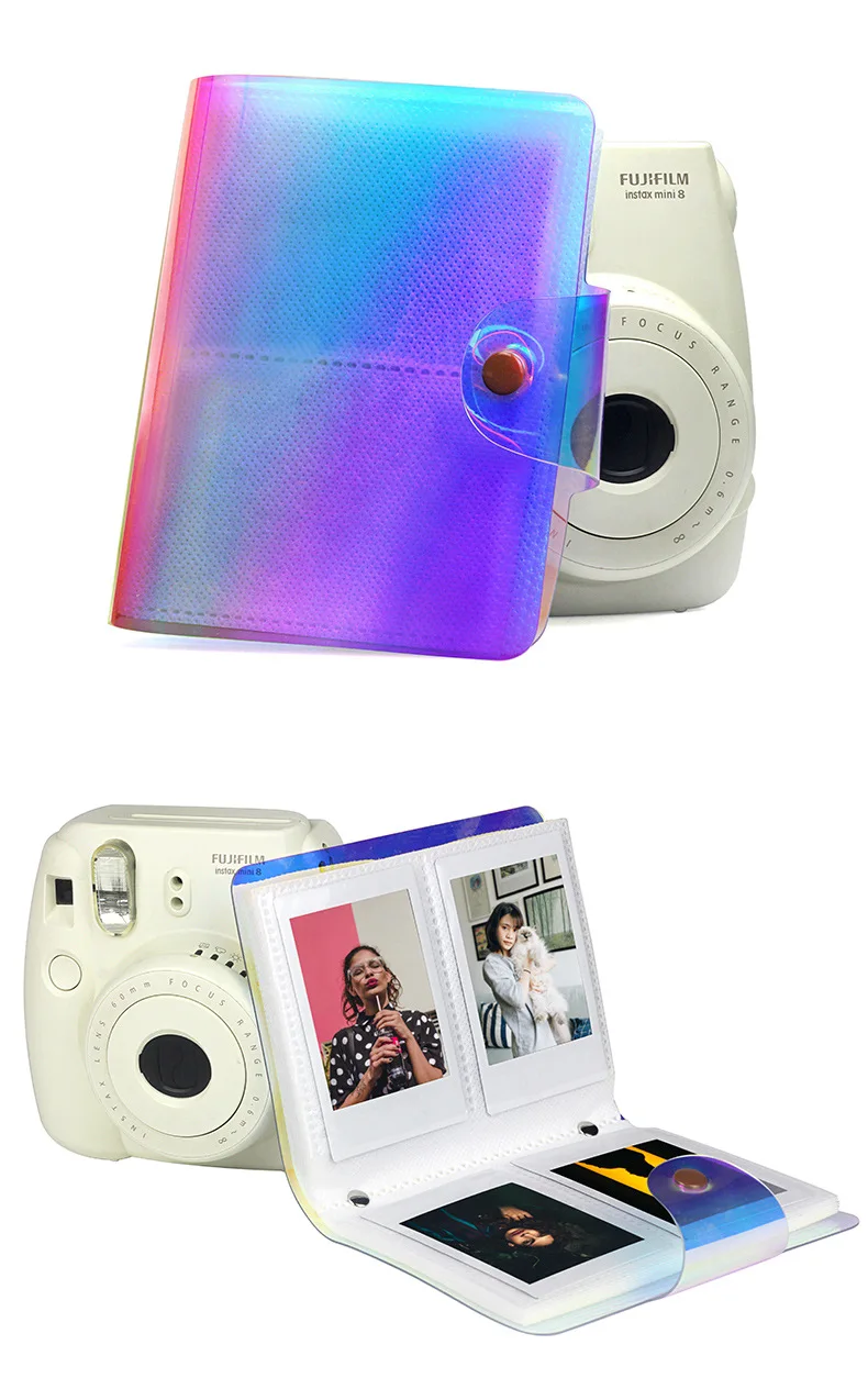 Волшебная лазерная сумка для камеры Fujifilm Instax Mini8/8+/9 Polaroid Funda Objetivo чехол для камеры протектор Instax Mini 9 чехол фотосумка