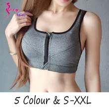 SEXYWG хит, женские спортивные бюстгальтеры на молнии, пуш-ап, жилет, нижнее белье, ударопрочный, дышащий, для спортзала, фитнеса, занятий спортом, бега, йоги, Bh, спортивные топы