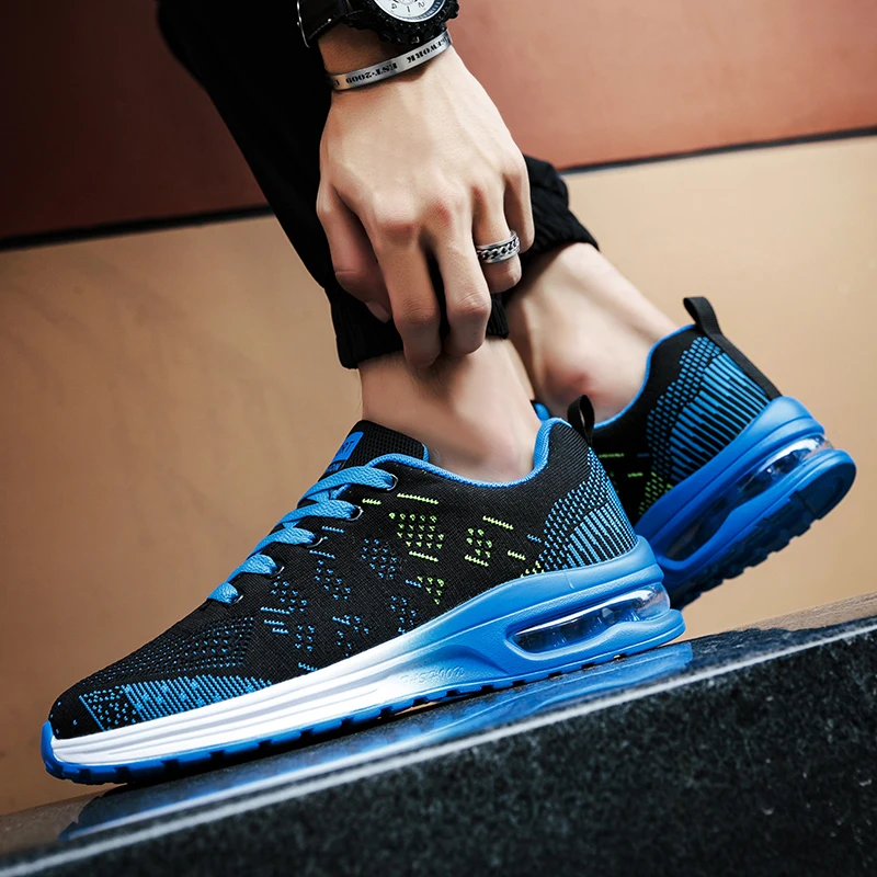 

Fashion Youth Men Sport Shoes Breathable Mesh Sneakers Comfortable Light Men's Casual Shoes Cool Male Walking Shoes 36-44
