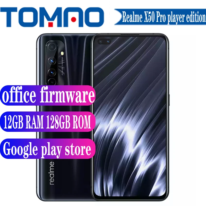 Оригинальный Новый Realme X50 Pro player edition мобильный телефон 90 Гц Snapdragon 865 65 Вт 6 ГБ 8 12 Гб