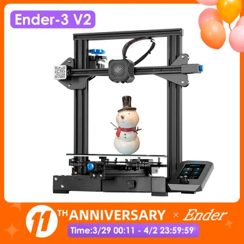 Ender-3 V2 3D Printer Kit Updated Self-Developed Silent Mainboard Creality 3D Smart Filament Sensor Resume Printing. 1