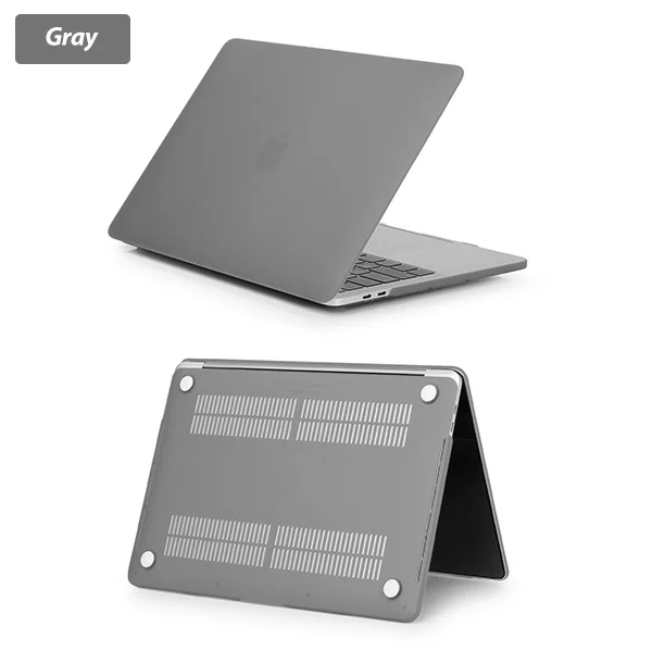 Для MacBook Pro 16 дюймов чехол для ноутбука устойчивый к царапинам чехол для планшета матовый защитный чехол для Macbook Pro 16 - Цвет: Grey