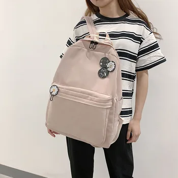 

New trend backpack brand backpack fashion travel bag backpack women bookbag Solid Women kawaii backpack Student school