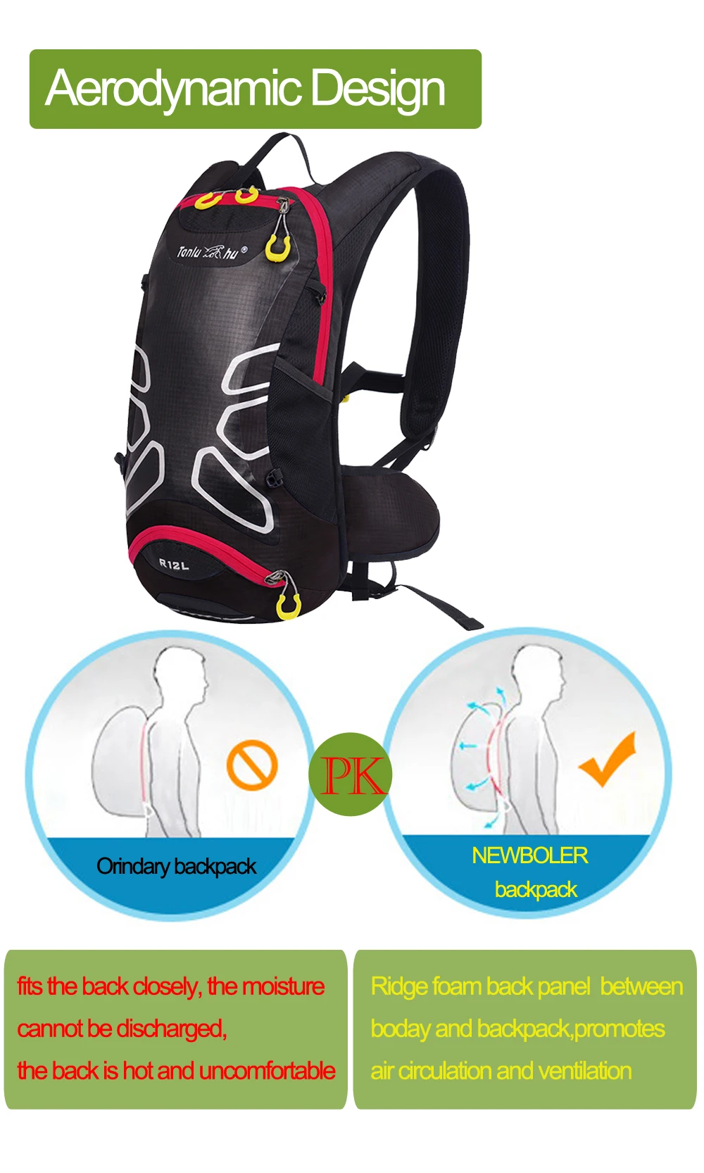 12l Bicycle Backpack Ultralight Riding Mtb Hydration 