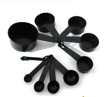 

Measuring Cups And Measuring Spoon Scoop Silicone Handle Kitchen Measuring Tool
