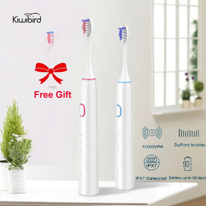 

NEW KIWIBIRD K3 Electric Toothbrush 2000mAh Rechargeable Sonic Toothbrush 40000VPM 3Mode Acoustic Wave Magnetic Suspension Motor