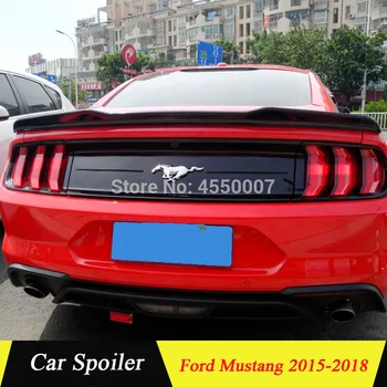 

For Ford Mustang 2015 high quality ABS primer spoiler rear trunk wing spoiler For Ford Mustang 2017 2016 2018