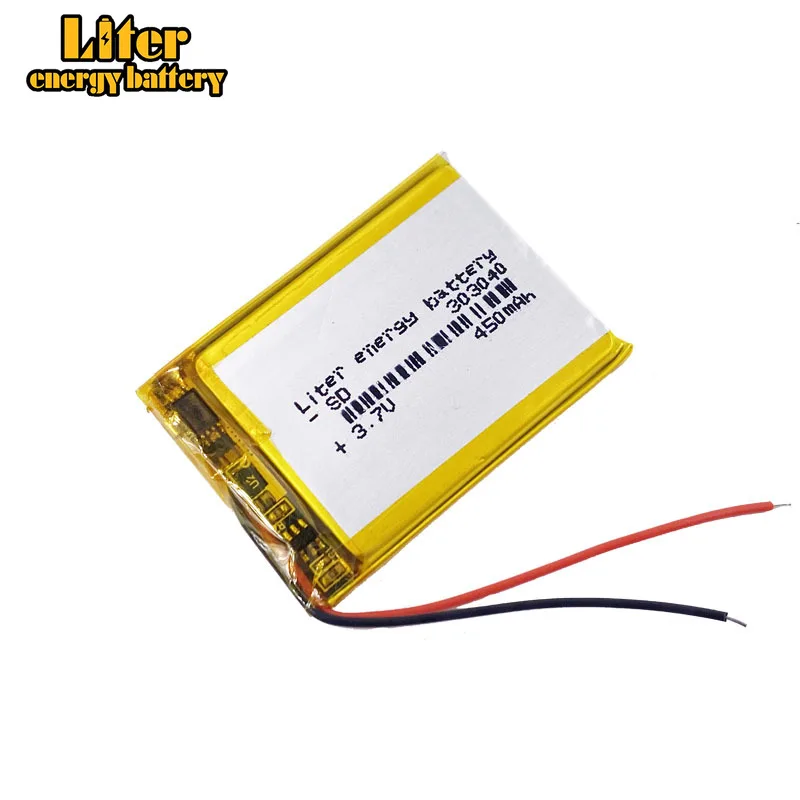 303040 033040 450mah 3.7v Liter energy battery Lithium Polymer Battery Mp3 Mp4 Mp5 X30