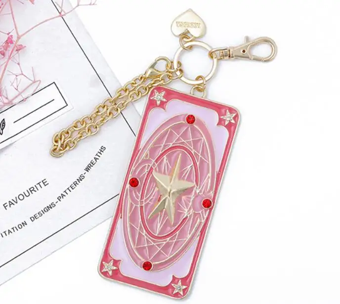 

card captor cardcaptor sakura the clow card bag charm Keychain keyring