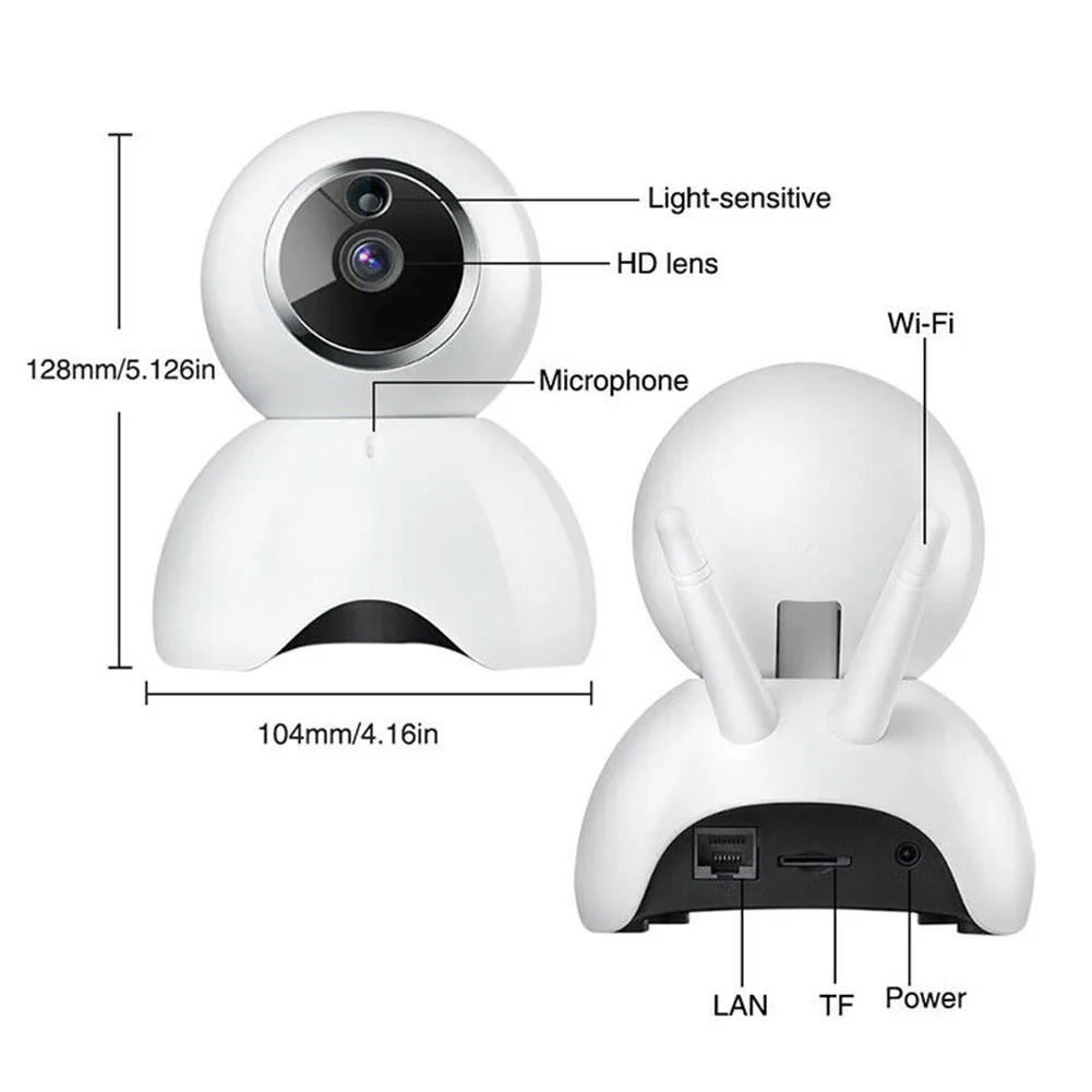  Lan Network Night Vision Smart IP Camera APP Support Two Way Audio Mini IOT HD Indoor Reomotely Vie