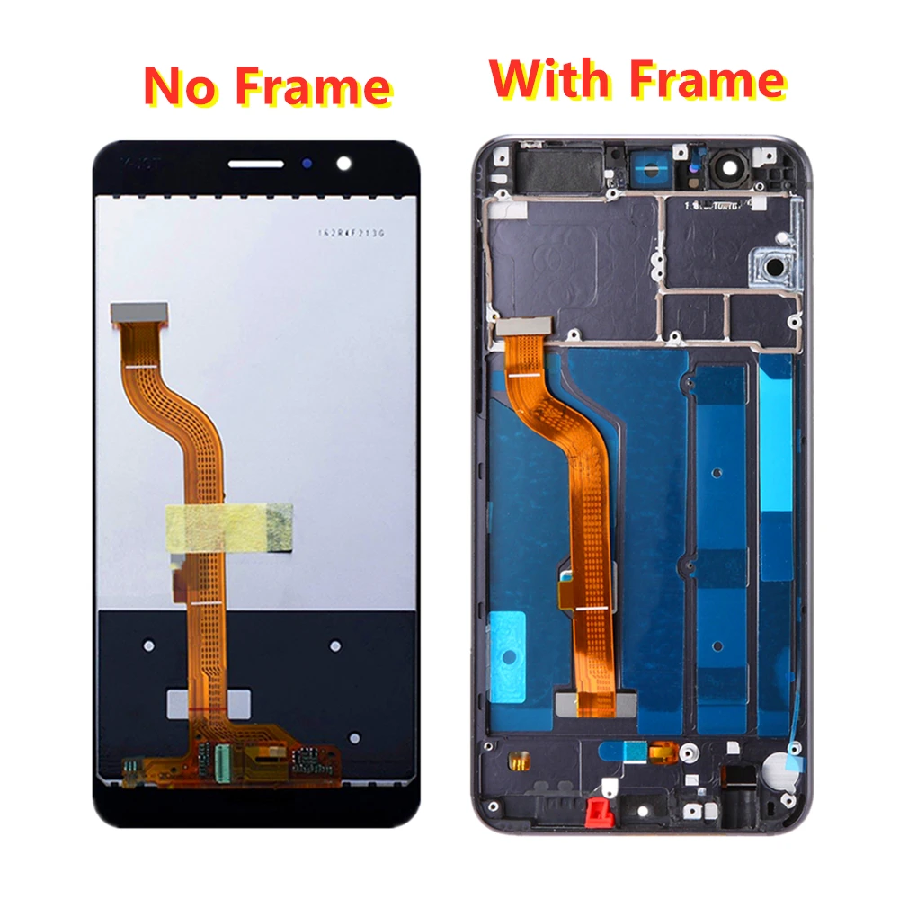 5," ЖК-дисплей для huawei Honor 8 ЖК-дисплей сенсорный экран дигитайзер с рамкой для huawei Honor8 ЖК-FRD-L19 FRD-L09 Замена
