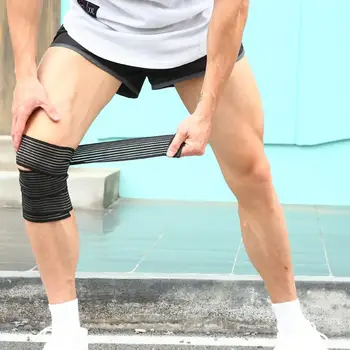 1 Pc Elastische Bandage Compressie Knie Ondersteuning Sport Strap Knie Protector Bands Enkel Been Elleboog Pols Kalf Brace Veiligheid 130cm 1 Pc Elastische Bandage Compressie Knie Ondersteuning Sport Strap Knie Protector Bands Enkel Been Elleboog Pols Kalf Brace Veiligheid 130cm