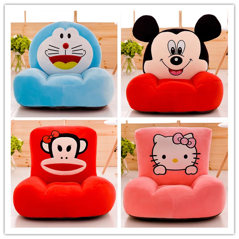 Милый мультфильм моющийся детский сад для дивана, кровати, стула Beanbag детский стул для татами