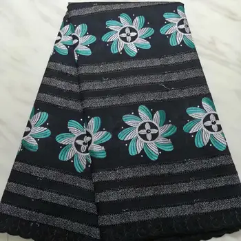 

African Lace Fabric, 2019 Embroidered Nigerian Lace Fabric With Stone High Quality French Cotton Tulle Lace Fabric For Man Women