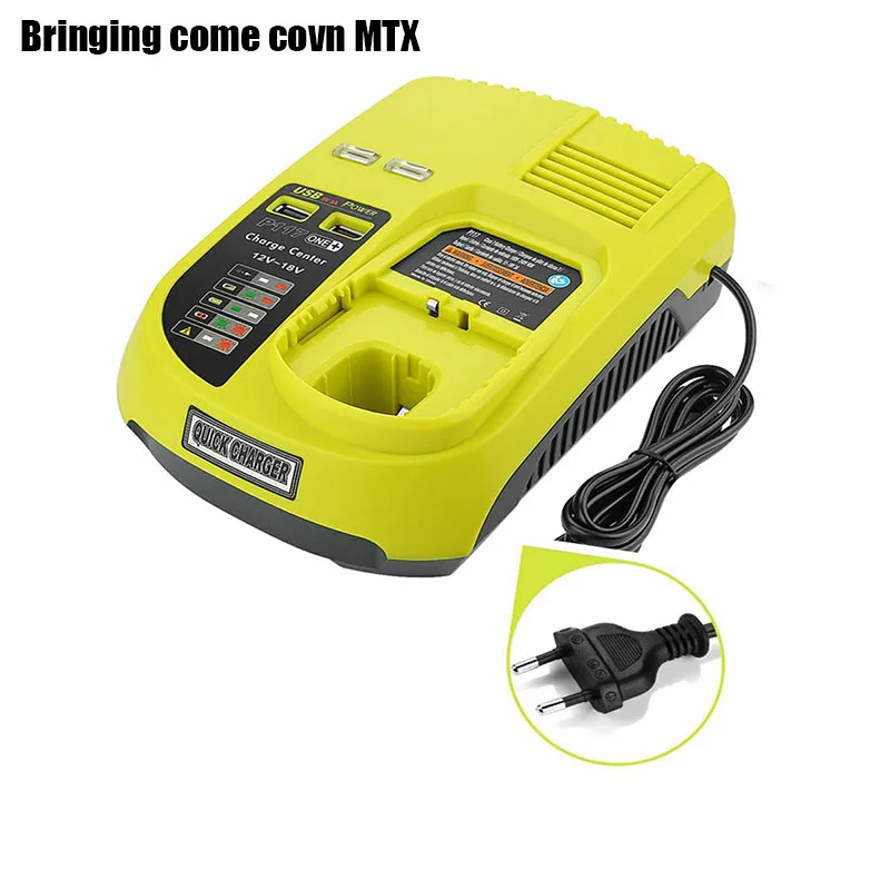 Free Shipping For Ryobi Battery Charger 14.4v 18v Nicd Nimh Liion P110 P107 P108 For Ryobi