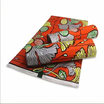 

New Arrival Guaranteed Veritable gold Wax African Ankara Real Wax Ghana Wax 6 Yards African Printed Fabric golden wax