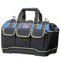 AIRAJ – sac à outils étanche pour électricien, sacoche à bandoulière réglable, pliable, résistant à l'usure, durable 