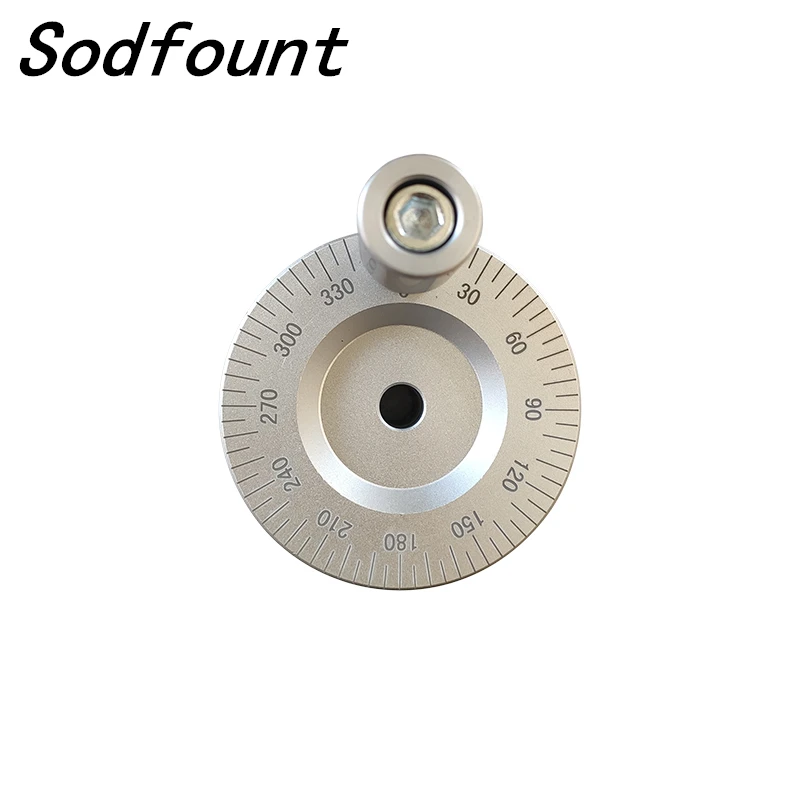 CNC 3D Printer Metal Hand Wheel With Angle Scale Slide Screw Double Scale Bore Dia. 6.35/8/10/12MM Laser Engraving cnc handwheel