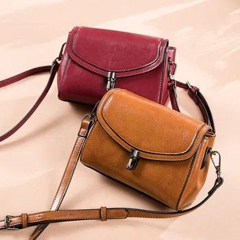 

MINI bag female slung 2020 new leather shoulder bag fashion cowhide female bag small square bag