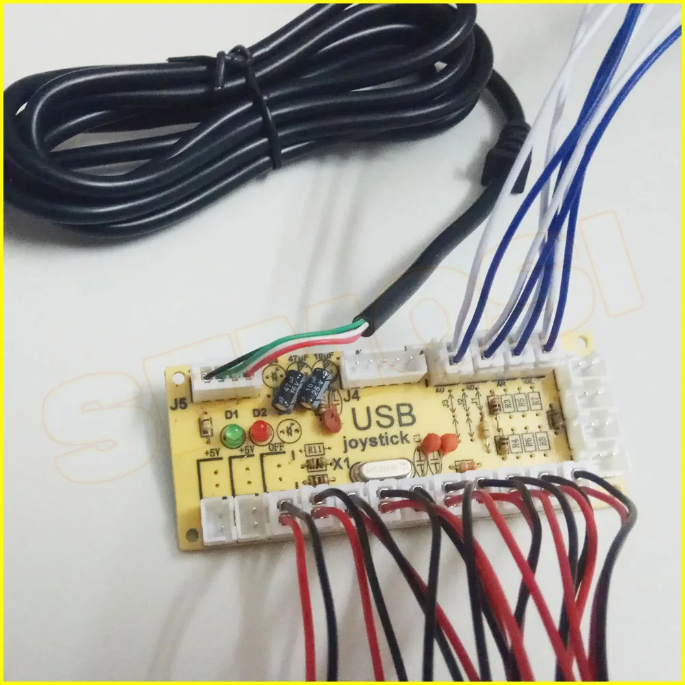 Аркадная Кнопка джойстика Happ в стиле комплект сделай сам USB кодировщик с нулевой