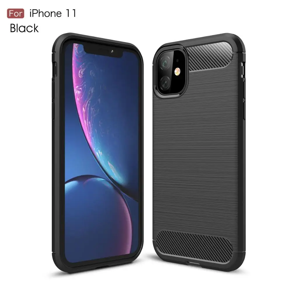 Чехол из углеродного волокна с полной защитой на 360 градусов для iphone 6 6S 7 8 X XS 11 Pro MAX