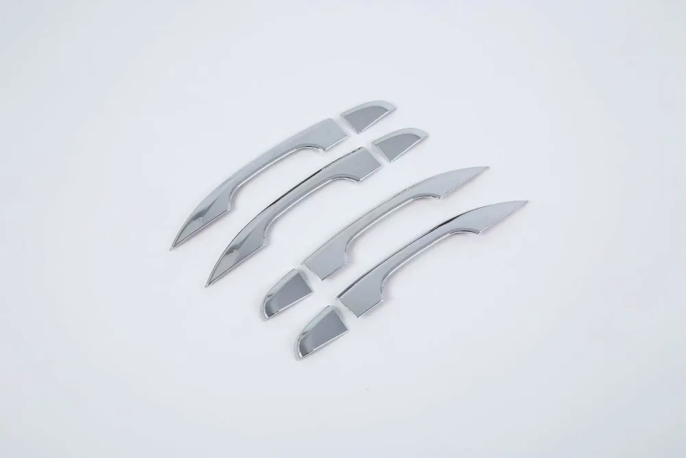 ABS черный/серебристый автомобильный внешний дверной ручки крышка отделка протектор Стайлинг Подходит для Honda Accord 10th