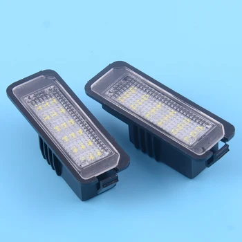 

2pcs White 18 LED License Number Plate Light Lamp 12V Fit For Seat Altea Exeo ST Ibiza Leon 2009 2010 2011 2012 2013 2014