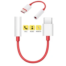 Для Oneplus 6T Usb type-C до 3,5 мм AUX аудио адаптер для наушников type C USB-C штекер до 3,5 женский кабель