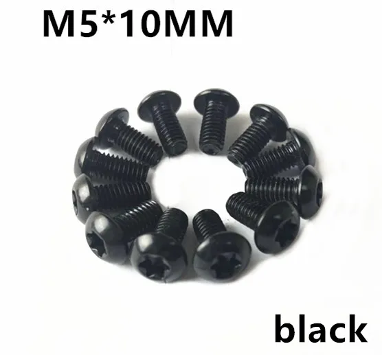 Винт болты головка T20 Torx титановый болт с головкой M5x10mm M5X16MM для дисковых тормозных роторов горный велосипед и дорожный велосипед T20 Torx head - Цвет: 12pcs plum head