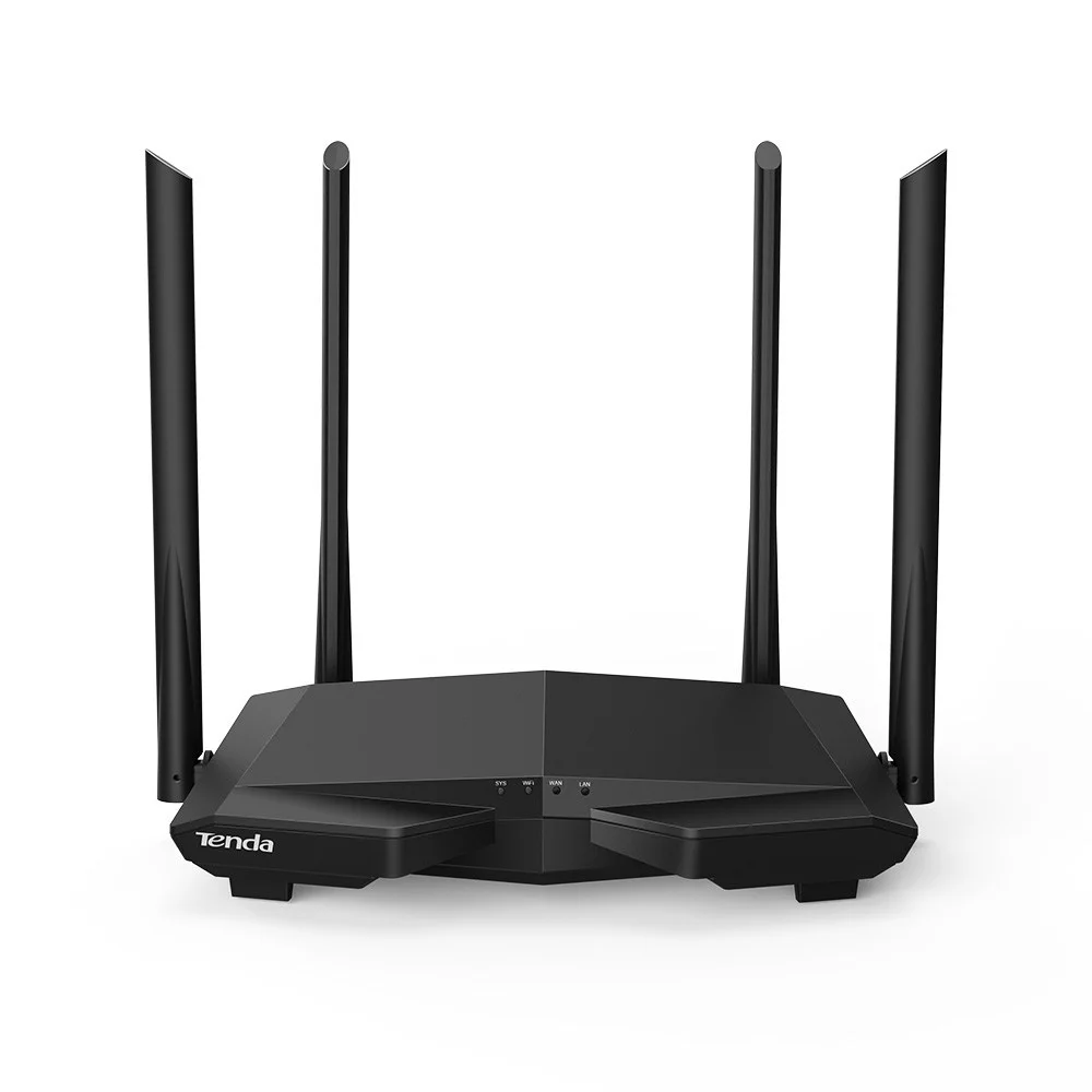 Tenda AC11/AC6/AC7/AC10 Wireless Wifi Router Gigabit Dual-Band AC1200 Repeater with 5*6dBi High Gain Antennas Wider Coverage