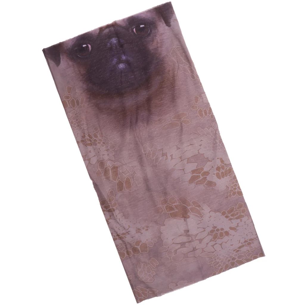 Dog 02 25x49 cm AC0 Многоцелевой животное печатные 3D Головные Уборы Открытый Спортивная маска для лица - Цвет: Dog 02 25x49 cm AC0