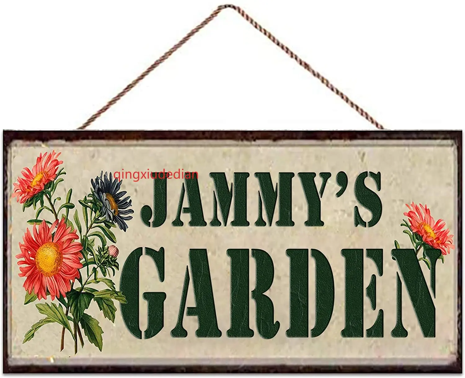 

WDSLSING, настраиваемый цвет, винтажный вид, фрукты, травы и овощи, сад, металлический знак комнаты