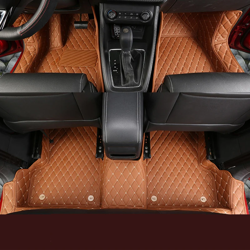 Lsrtw2017 для mg zs кожаные автомобильные коврики ковер аксессуары для интерьера покрытие Порога Коврик