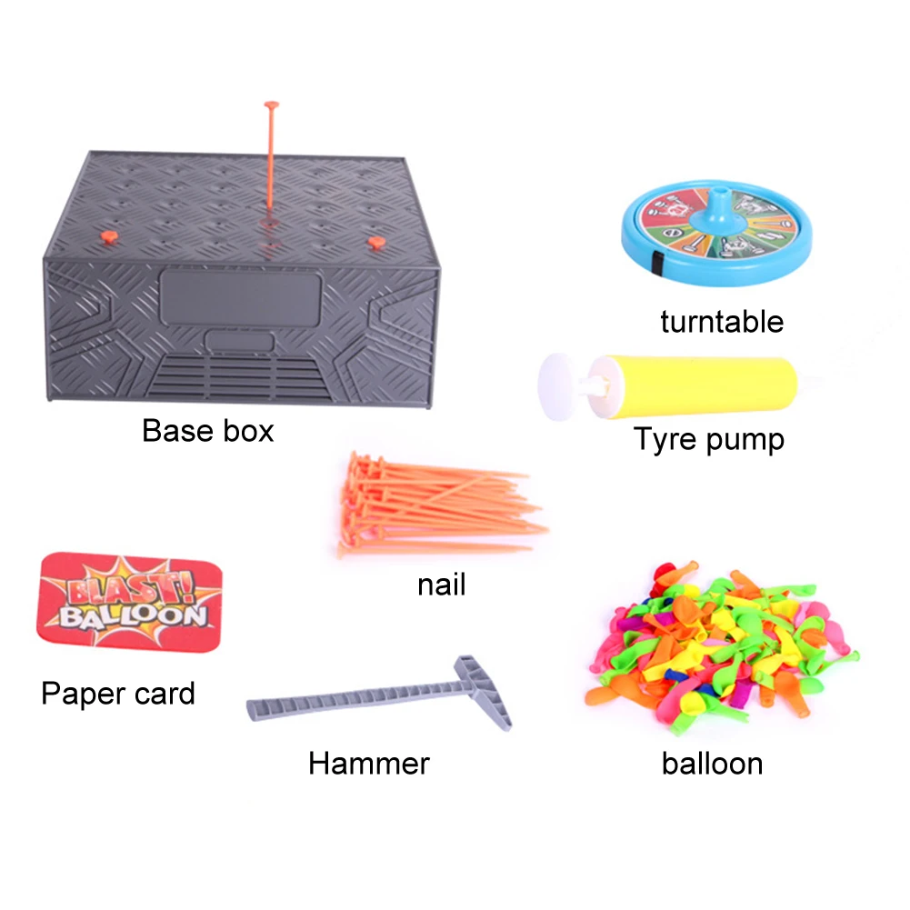 

Party Interactive Blast Balloon Prank Game Toy Funny Table Desktop Board Tricky Game Toys Kid Practical Jokes Supplies